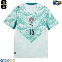 Moški Nogometni dresi Portugalska Joao Neves #15 Gostujoči SP 2026 Kratek Rokav